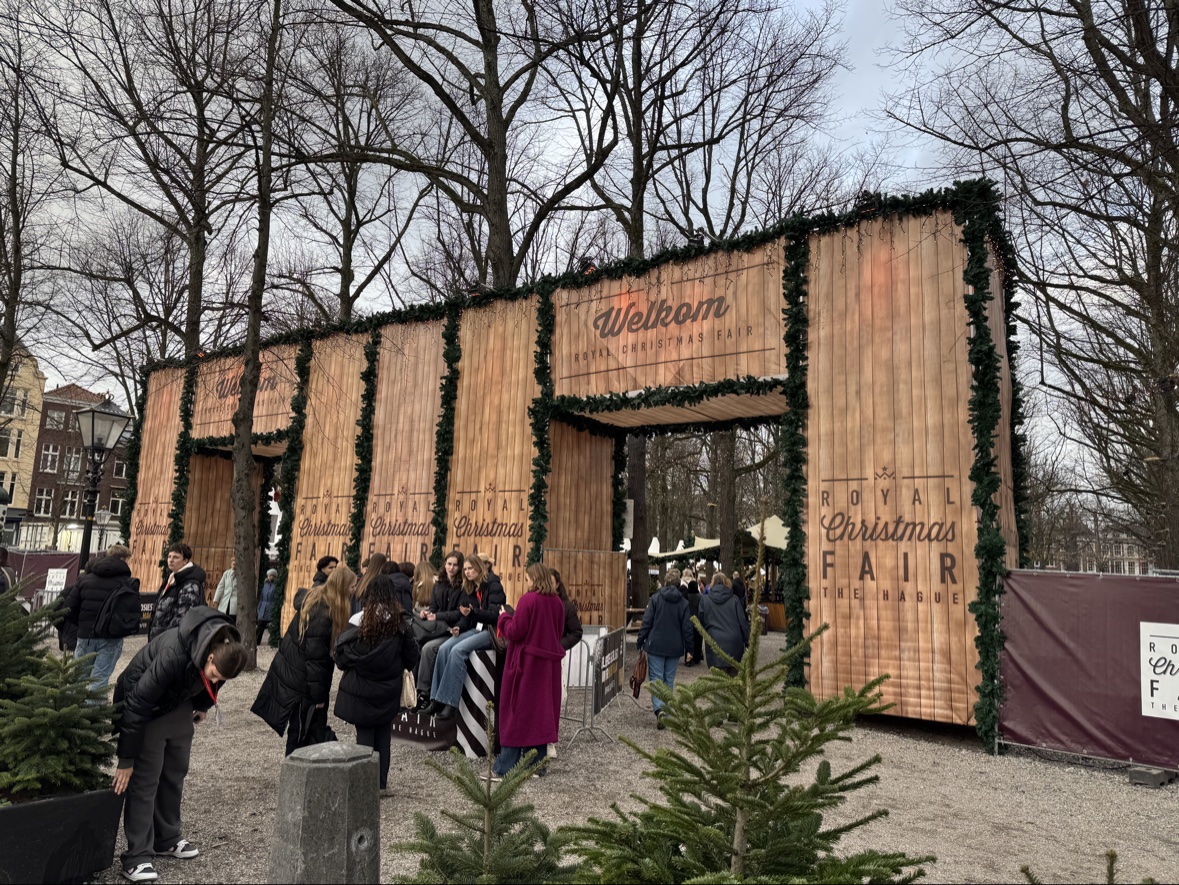 The entrance to the Royal Christmas Fair in The Hague